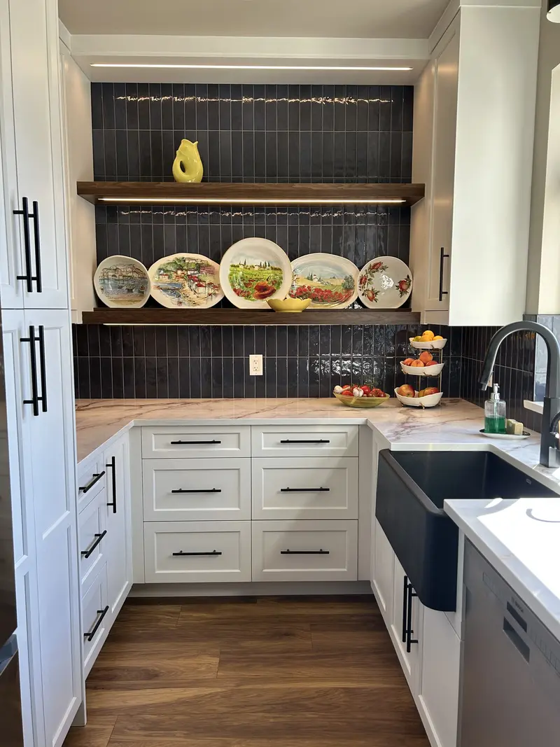 Modern Slab cabinets